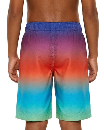 Boys' Quick Dry Mesh Lined Swim Trunks Swimwear Rokka & Rolla