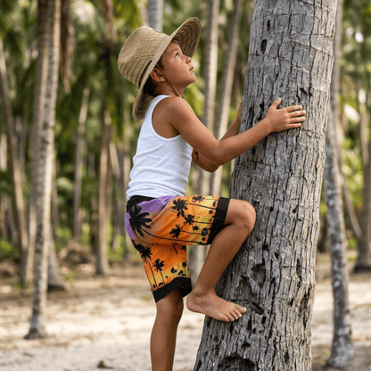 Boys' Quick Dry Mesh Lined Swim Trunks Swimwear Rokka & Rolla