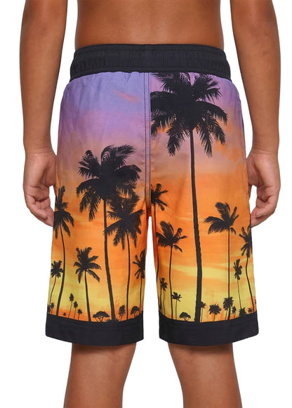 Boys' Quick Dry Mesh Lined Swim Trunks Swimwear Rokka & Rolla