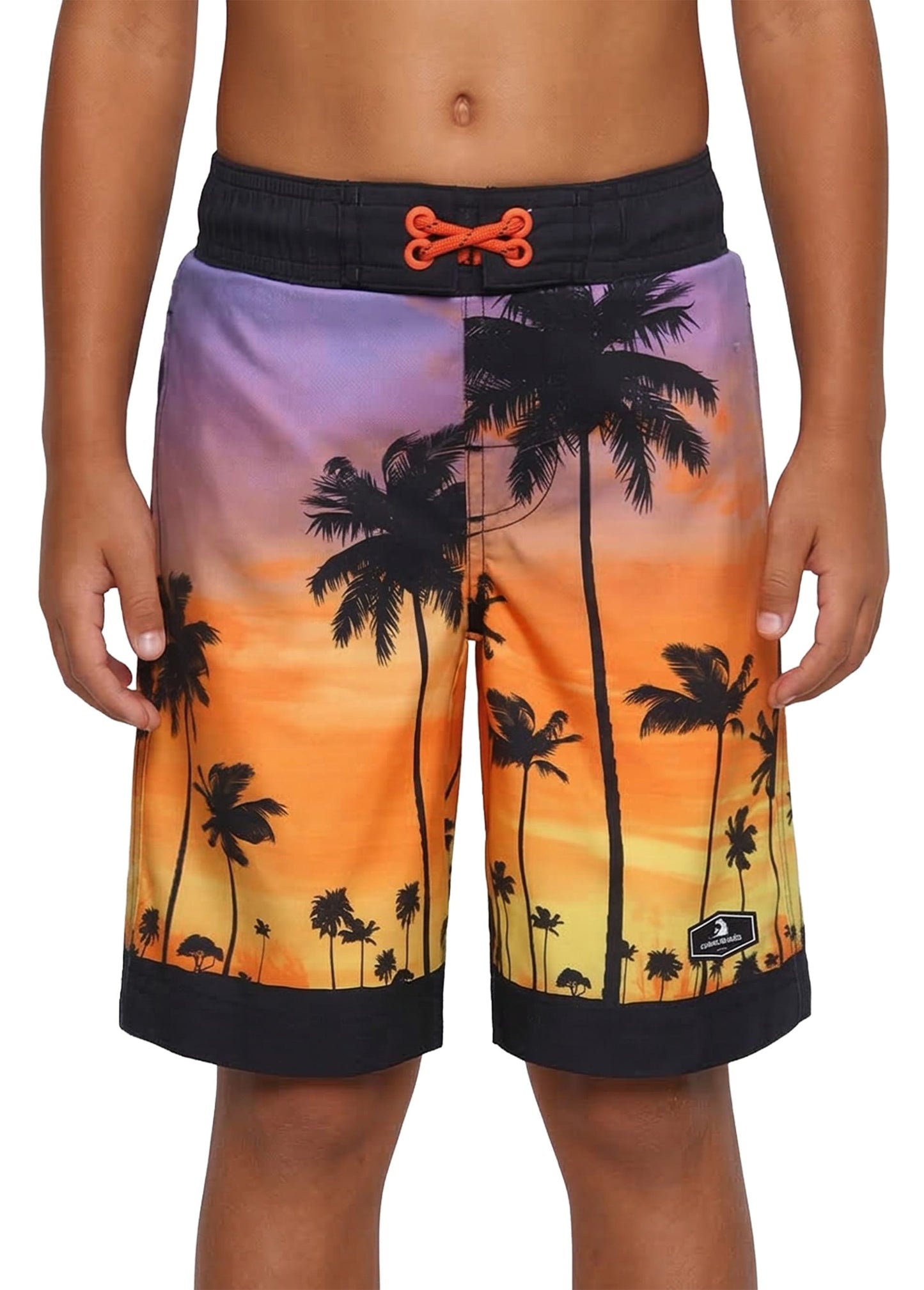 Boys' Quick Dry Mesh Lined Swim Trunks Swimwear Rokka & Rolla