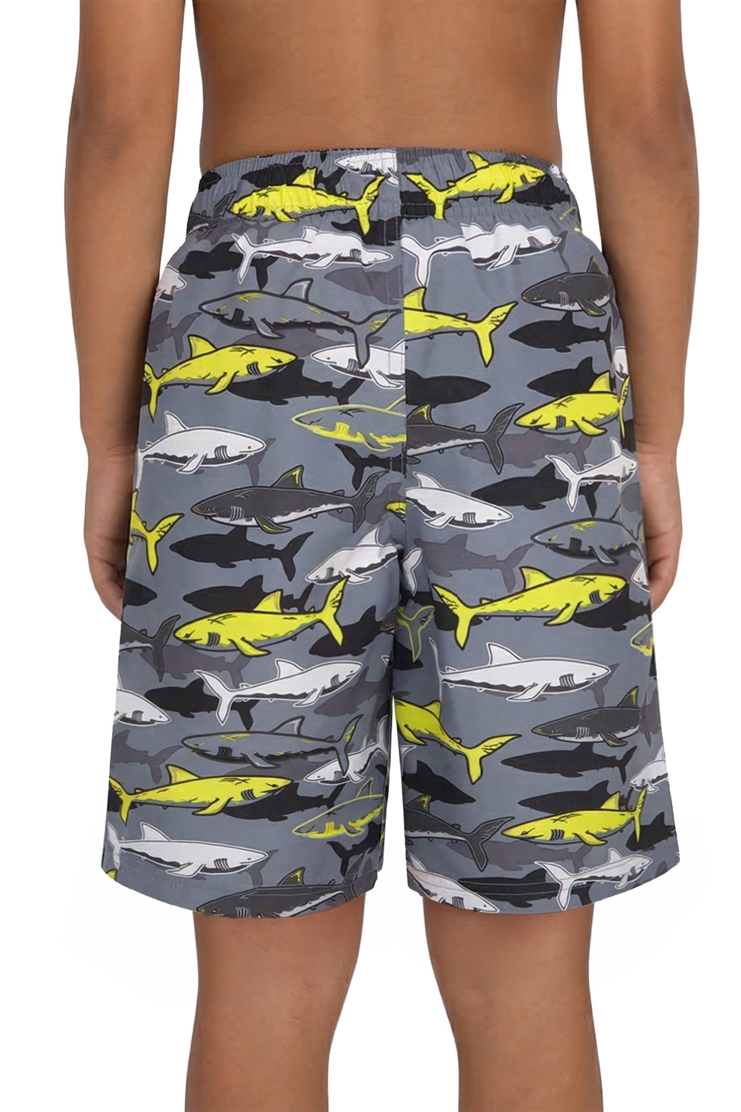 Boys' Quick Dry Mesh Lined Swim Trunks Swimwear Rokka & Rolla