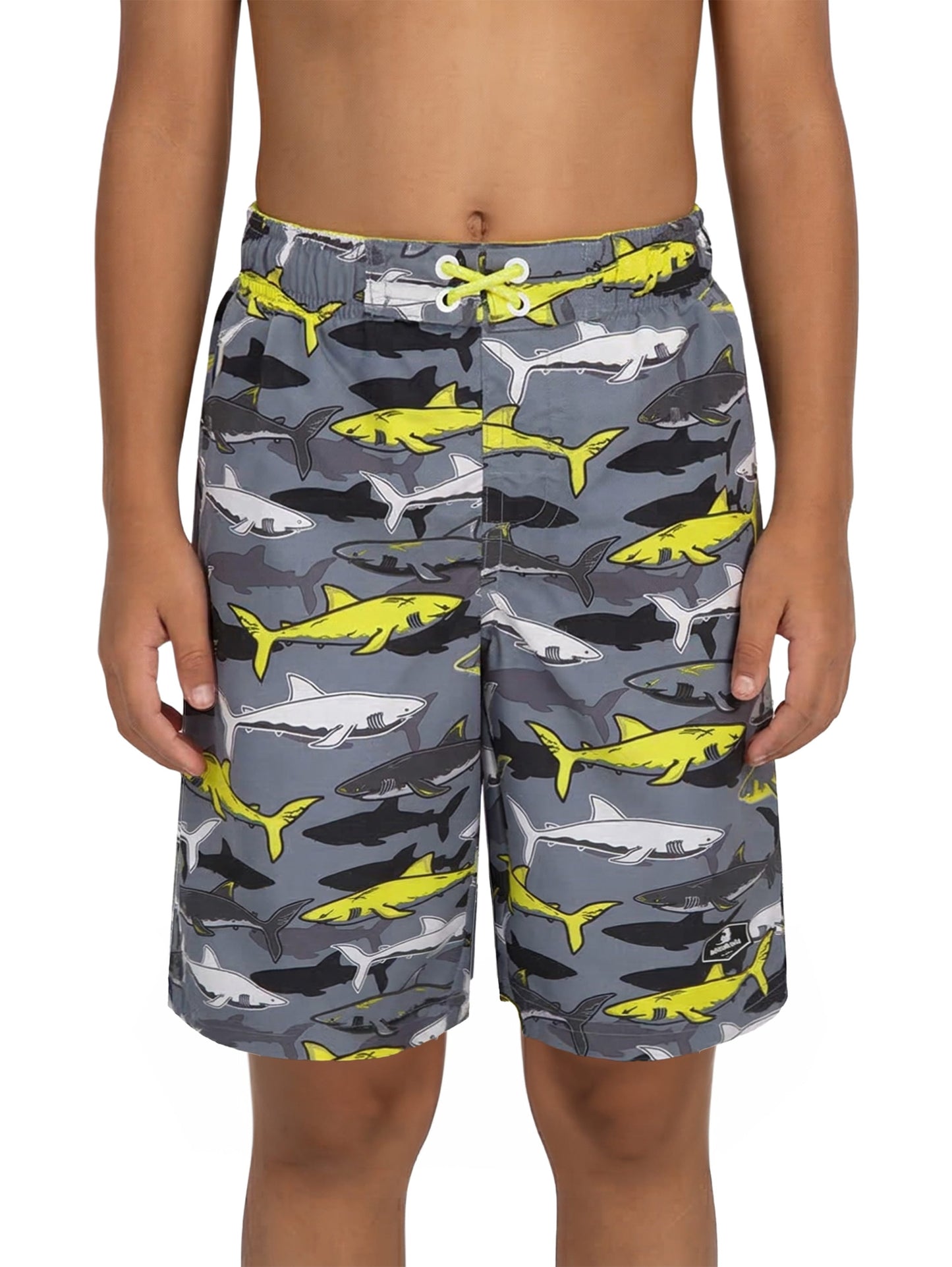 Boys' Quick Dry Mesh Lined Swim Trunks Swimwear Rokka & Rolla