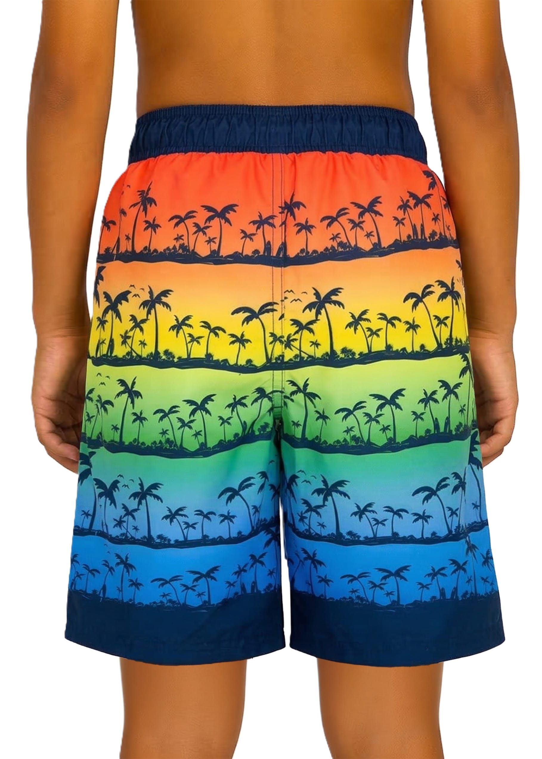 Boys' Quick Dry Mesh Lined Swim Trunks Swimwear Rokka & Rolla