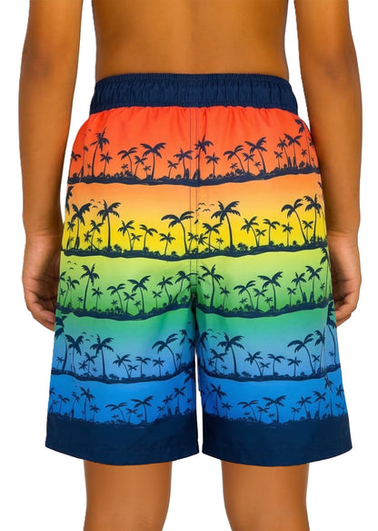 Boys' Quick Dry Mesh Lined Swim Trunks Swimwear Rokka & Rolla