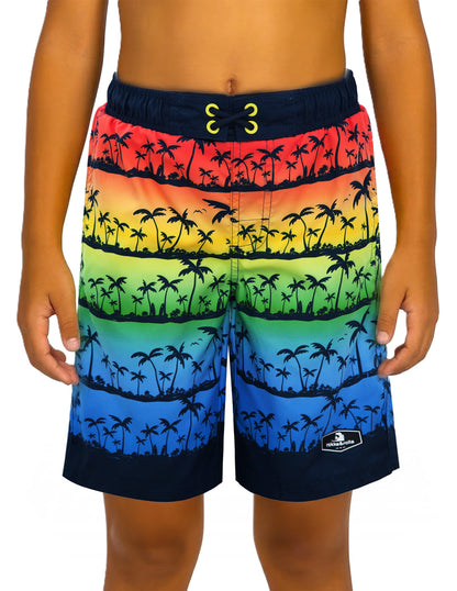 Boys' Quick Dry Mesh Lined Swim Trunks Swimwear Rokka & Rolla