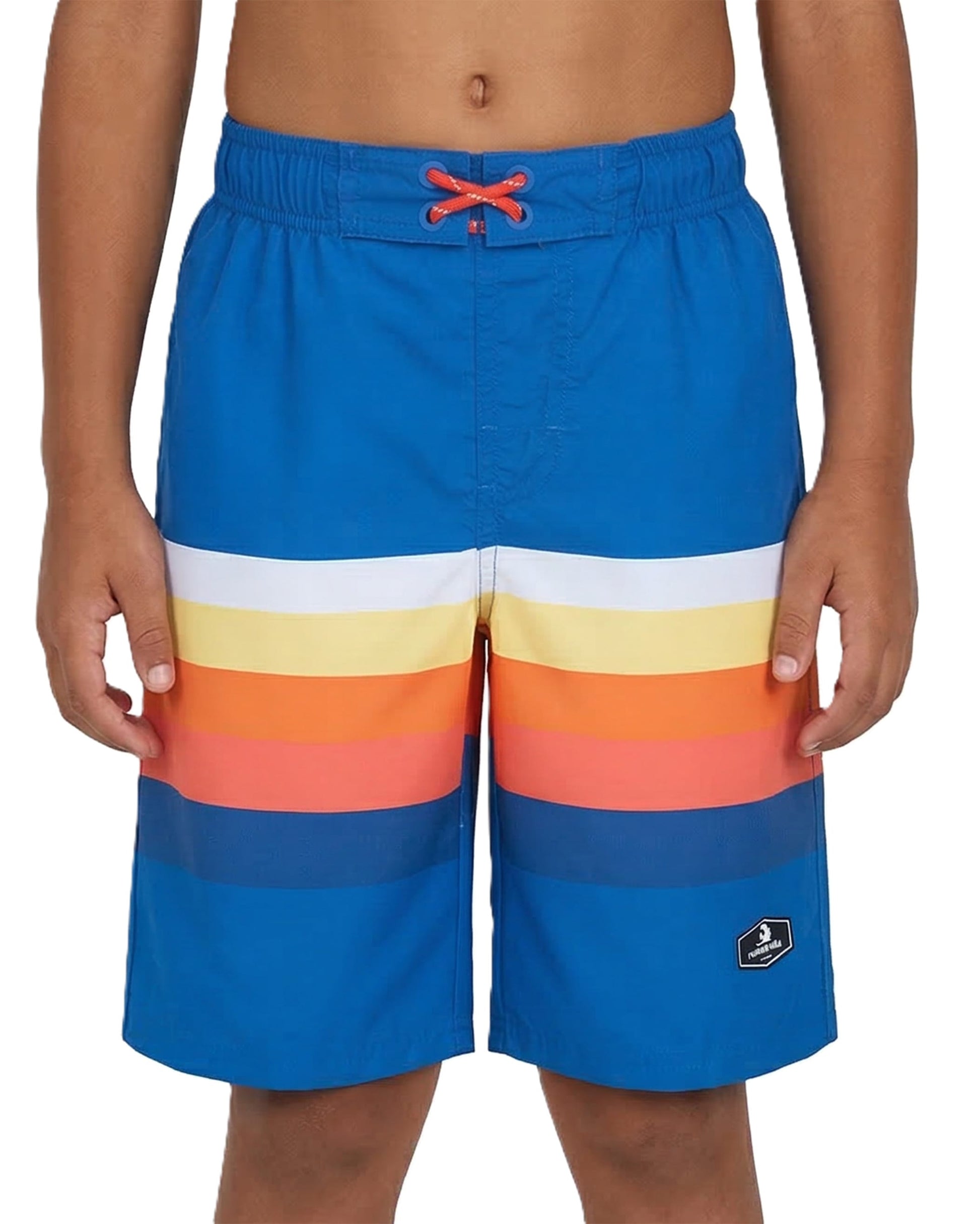 Boys' Quick Dry Mesh Lined Swim Trunks Swimwear Rokka & Rolla