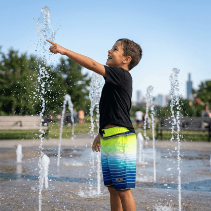 Boys' Quick Dry Mesh Lined Swim Trunks Swimwear Rokka & Rolla
