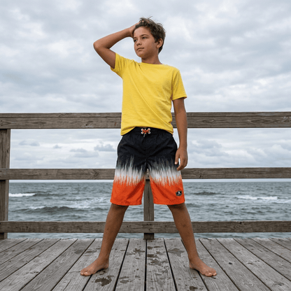 Boys' Quick Dry Mesh Lined Swim Trunks Swimwear Rokka & Rolla