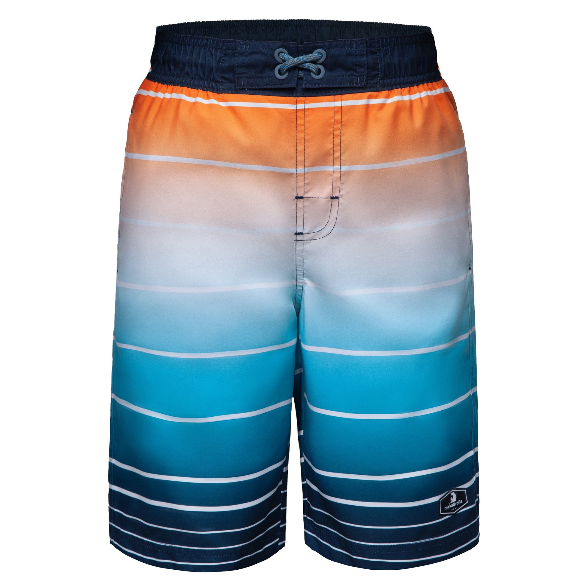 Boys' Quick Dry Mesh Lined Swim Trunks Swimwear XS (4-5) / Sunrise Coast Rokka & Rolla