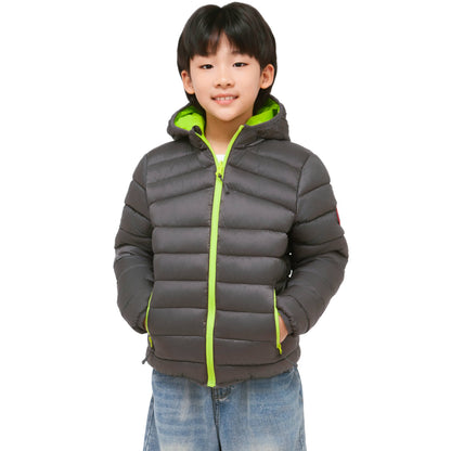 Boys' Reversible Lightweight Puffer Jacket Coats & Jackets Rokka & Rolla