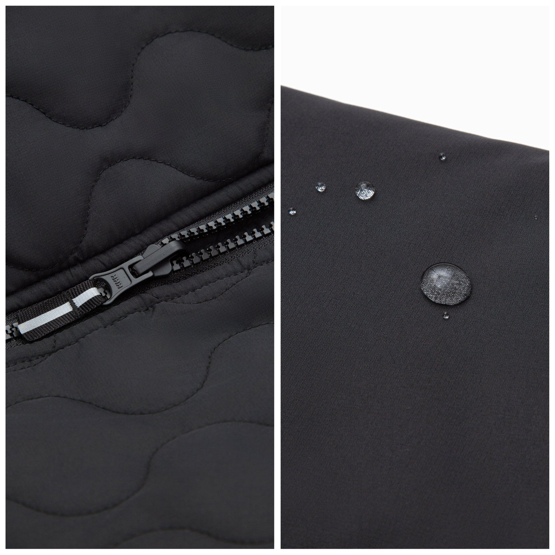 Boys Reversible Puffer Fleece Jacket Water Resistant Warm Outerwear - Black Coats & Jackets Rokka&Rolla