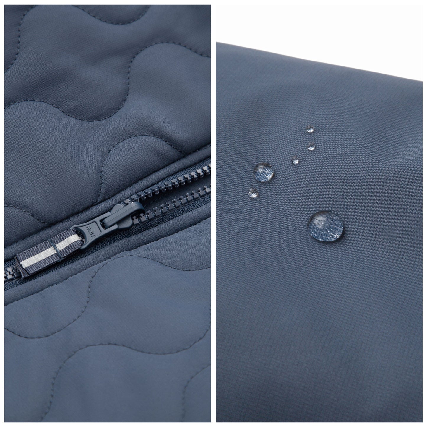 Boys Reversible Puffer Fleece Jacket Water Resistant Warm Outerwear - Navy Coats & Jackets Rokka&Rolla