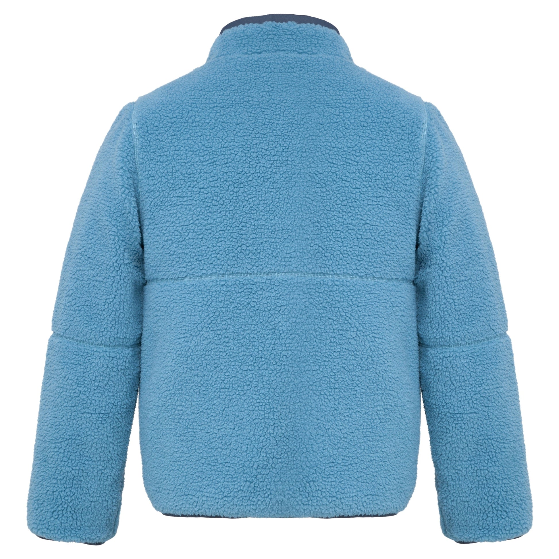 Boys Reversible Puffer Fleece Jacket Water Resistant Warm Outerwear - Navy Coats & Jackets Rokka&Rolla