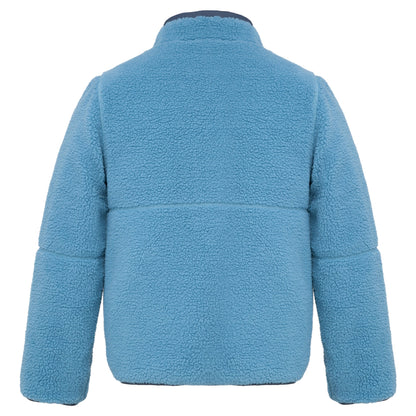 Boys Reversible Puffer Fleece Jacket Water Resistant Warm Outerwear - Navy Coats & Jackets Rokka&Rolla