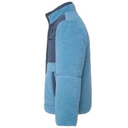Boys Reversible Puffer Fleece Jacket Water Resistant Warm Outerwear - Navy Coats & Jackets Rokka&Rolla