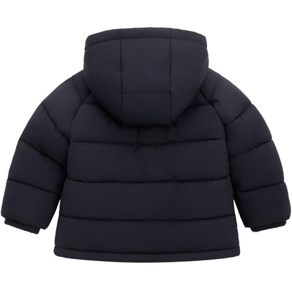 Boys Toddler Borg Fleece Lined Hooded Puffer Jacket Coat 2T-5T - Navy Baby & Toddler Outerwear Rokka&Rolla