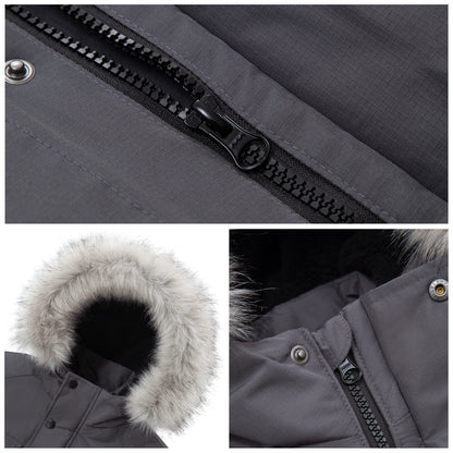 Boys' Water-Resistant Ripstop Shell Parka Jacket Fleece Lined Winter Coat Coats & Jackets Rokka&Rolla