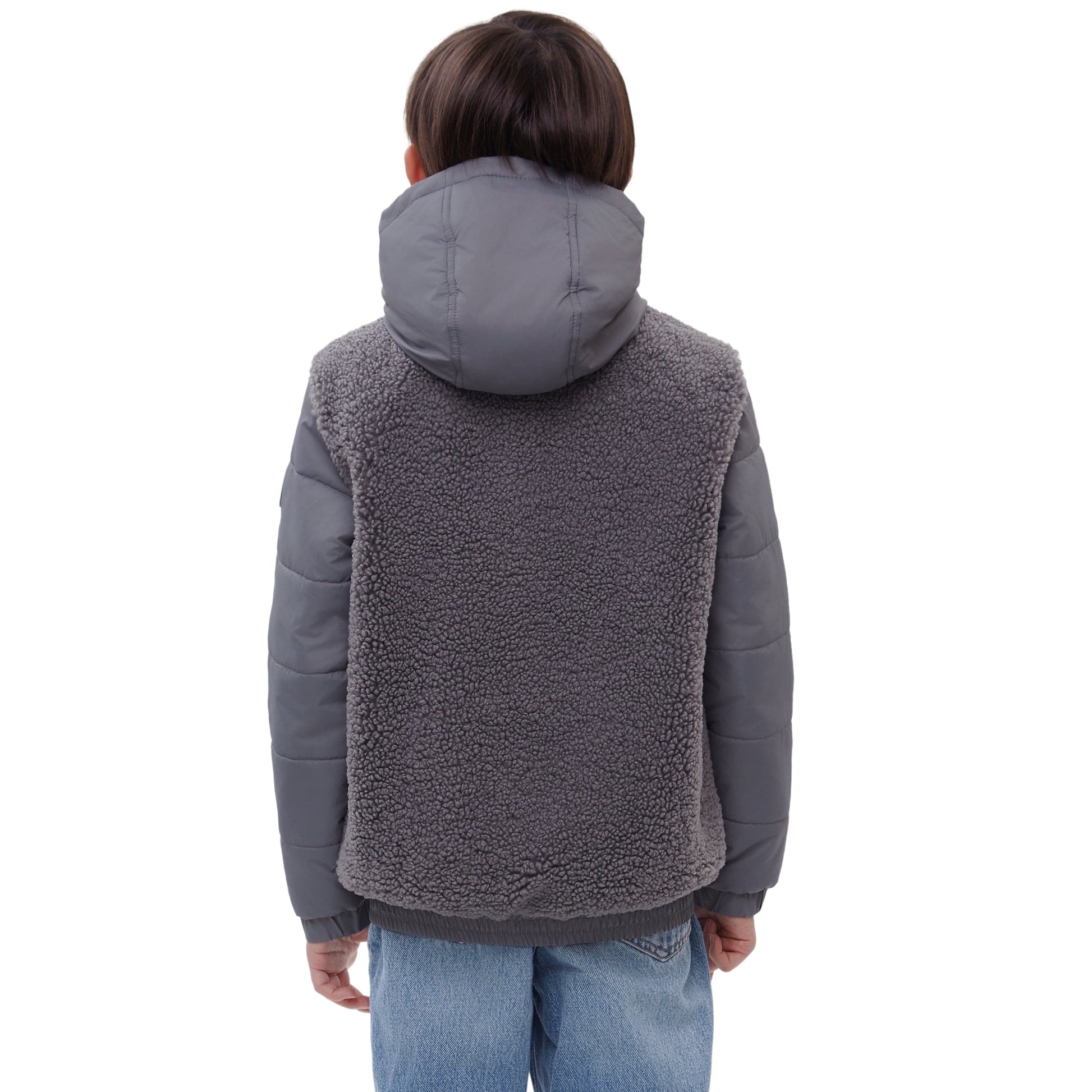 Boys' Water-Resistant Sherpa Puffer Jacket Coats & Jackets Rokka & Rolla