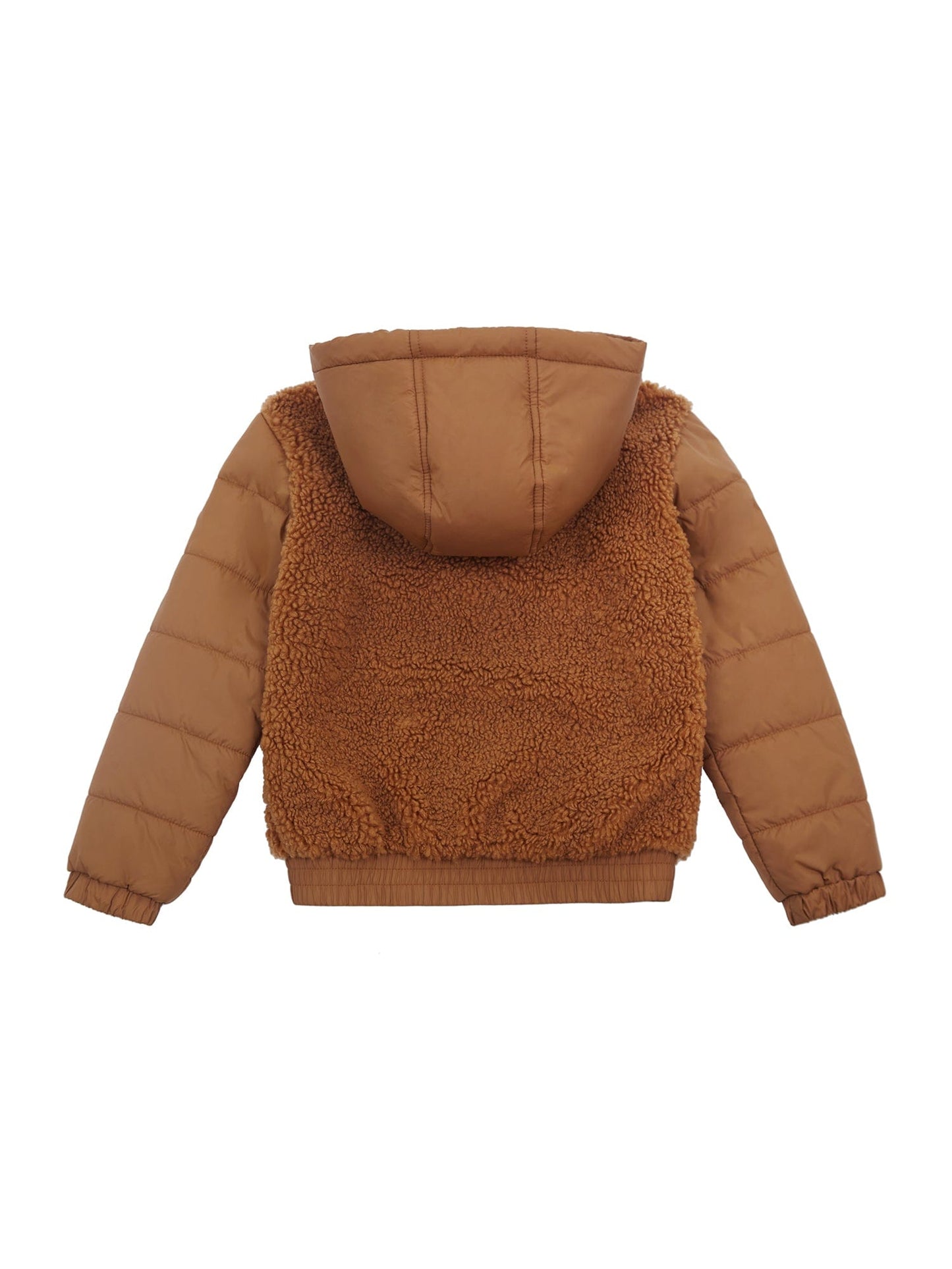 Boys' Water-Resistant Teddy Sherpa Puffer Jacket Coats & Jackets Rokka & Rolla