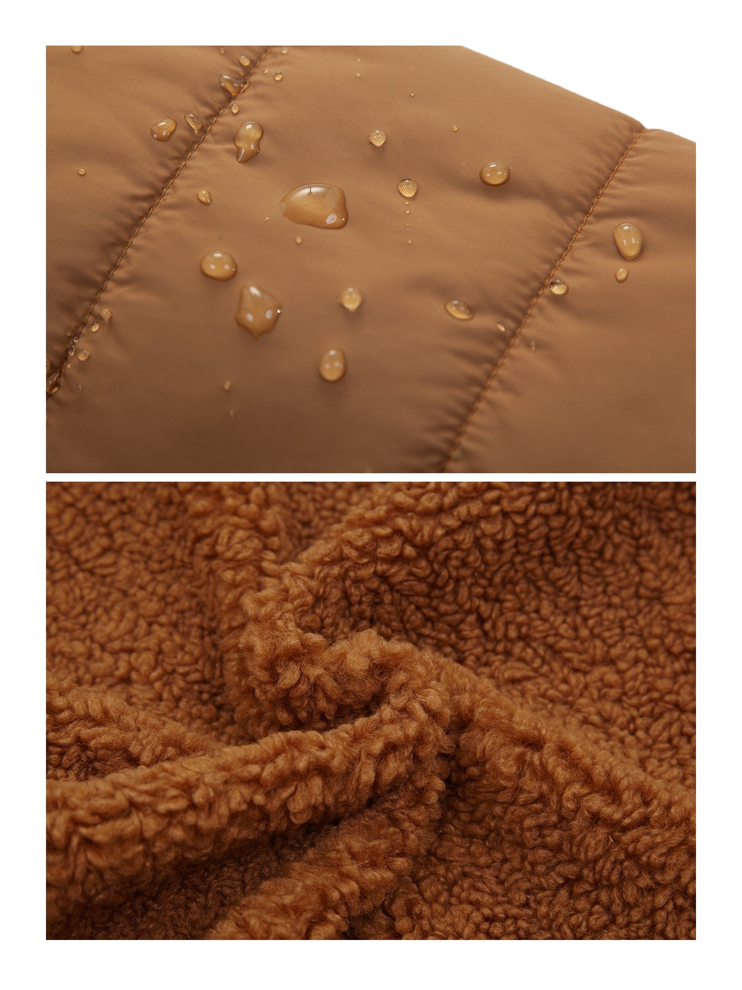 Boys' Water-Resistant Teddy Sherpa Puffer Jacket Coats & Jackets Rokka & Rolla