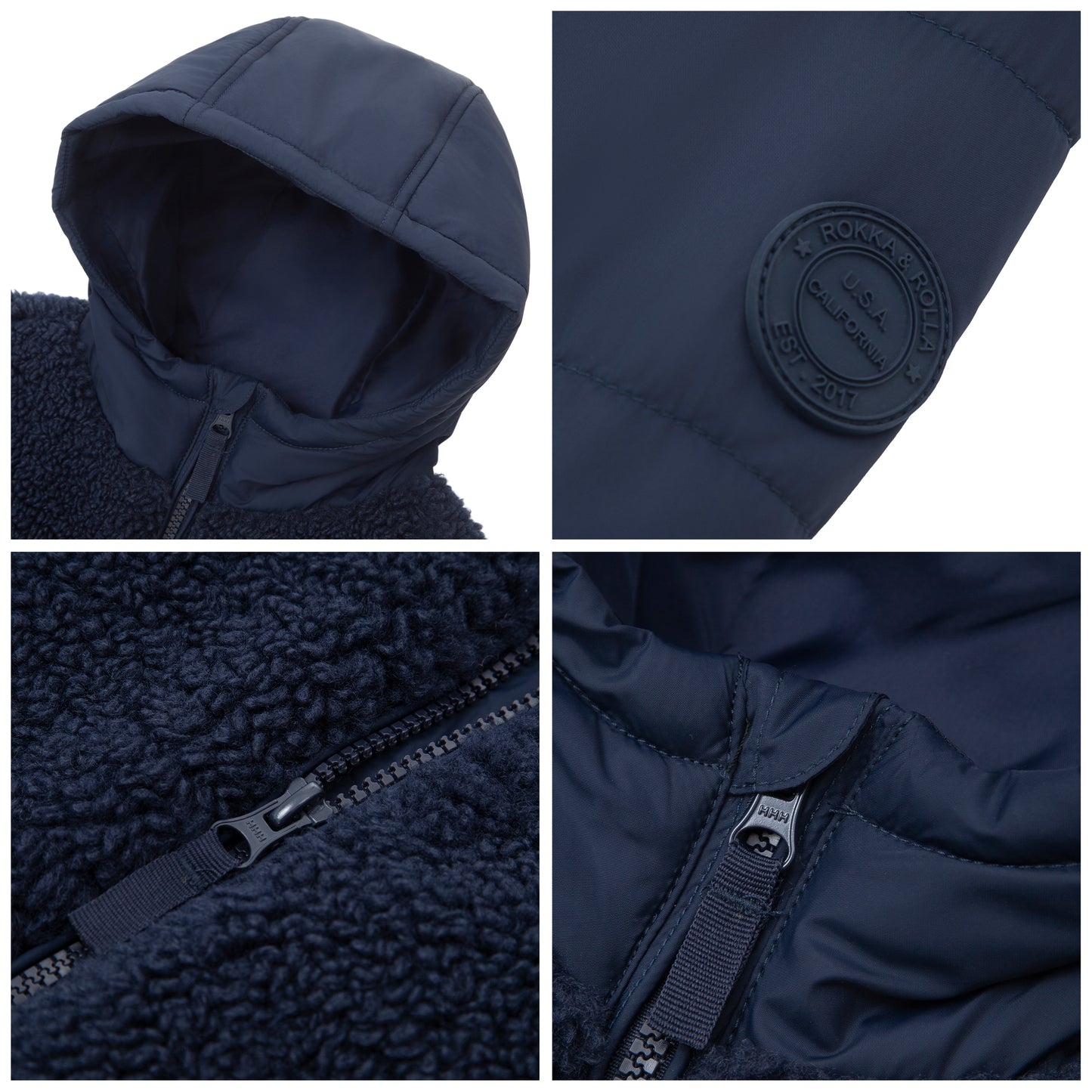 Boys' Water-Resistant Sherpa Puffer Jacket