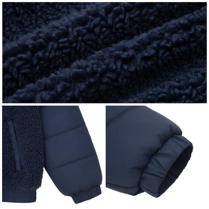 Boys' Water-Resistant Sherpa Puffer Jacket