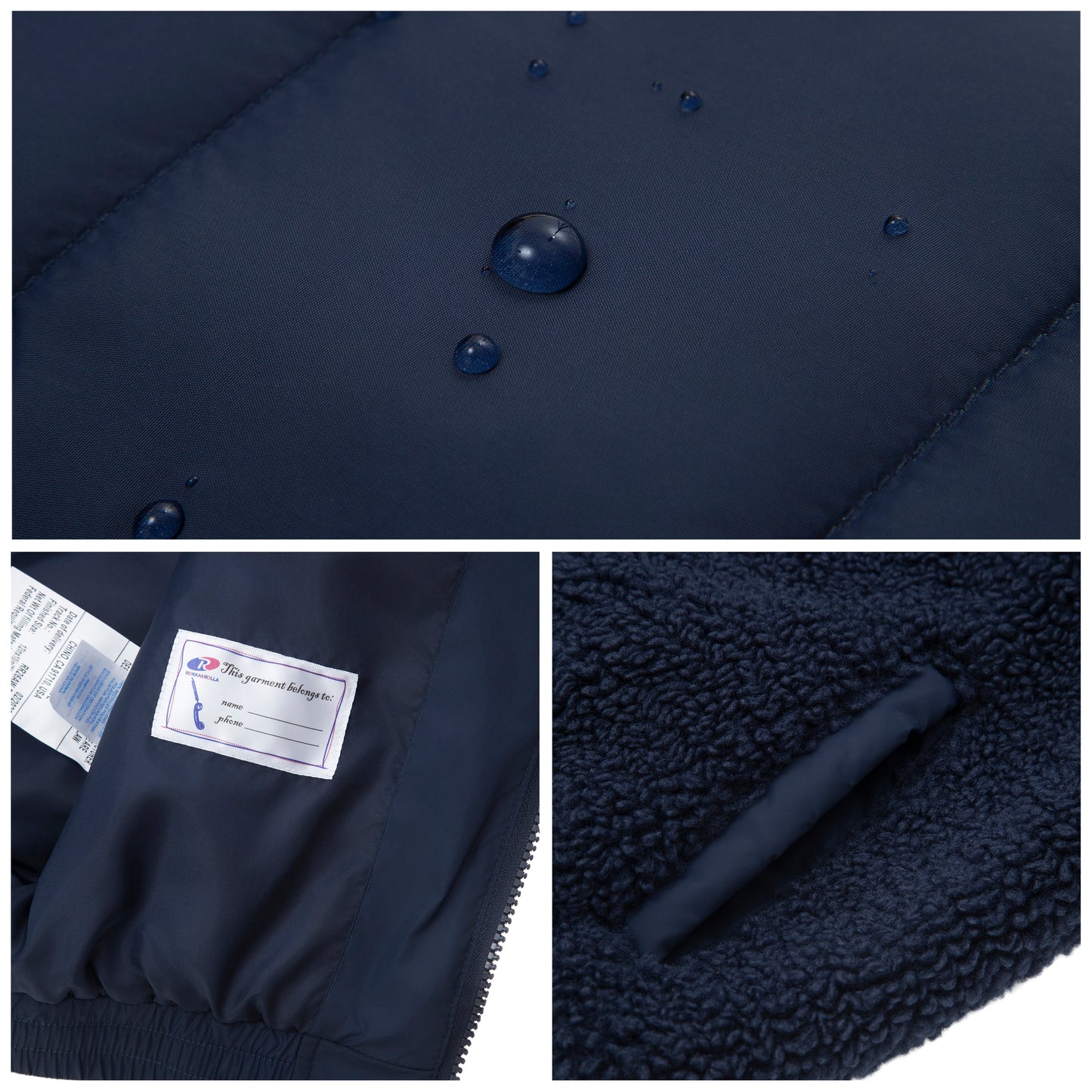Boys' Water-Resistant Sherpa Puffer Jacket