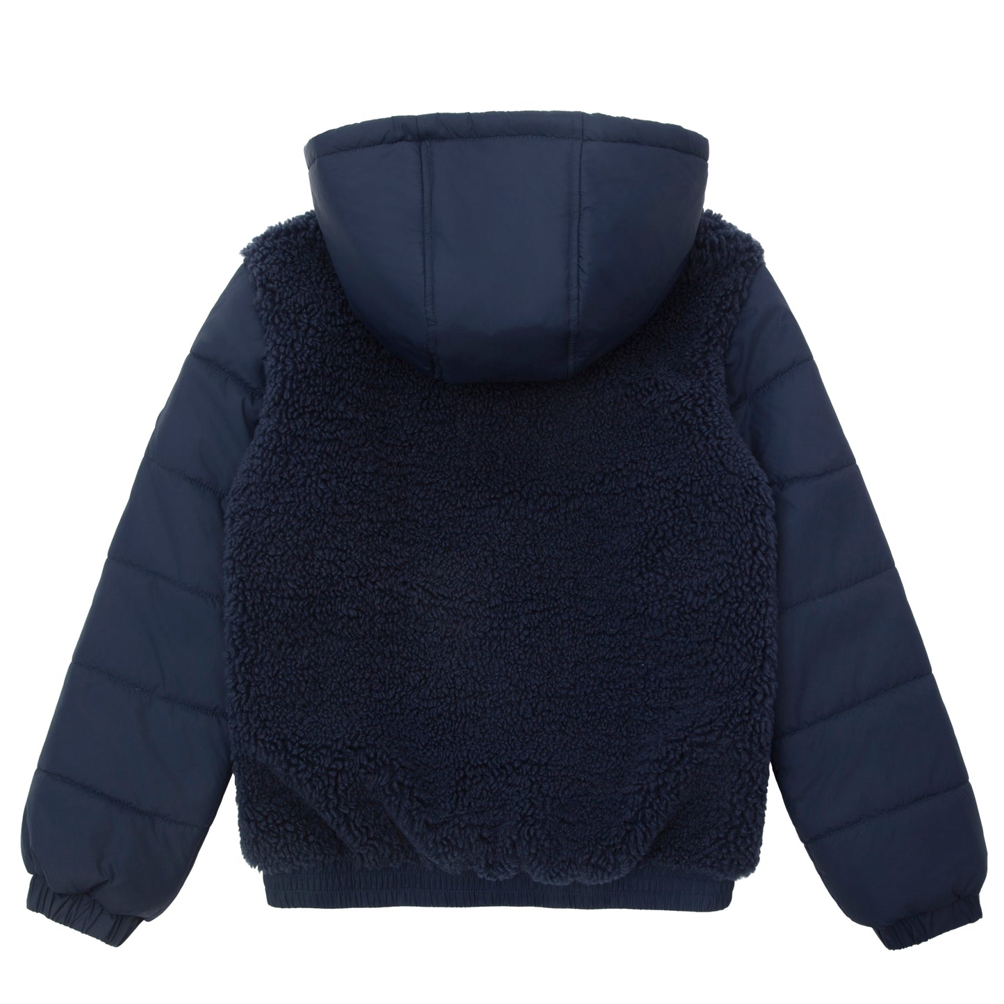 Boys' Water-Resistant Sherpa Puffer Jacket