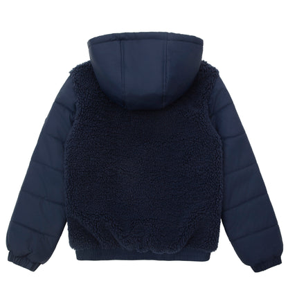 Boys' Water-Resistant Sherpa Puffer Jacket