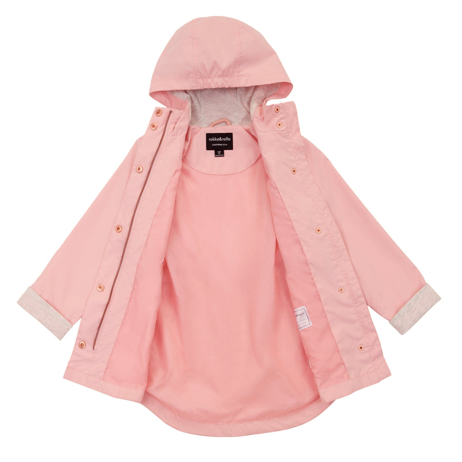 Girls' Casual Hooded Trench Coat Jacket Coats & Jackets Rokka & Rolla