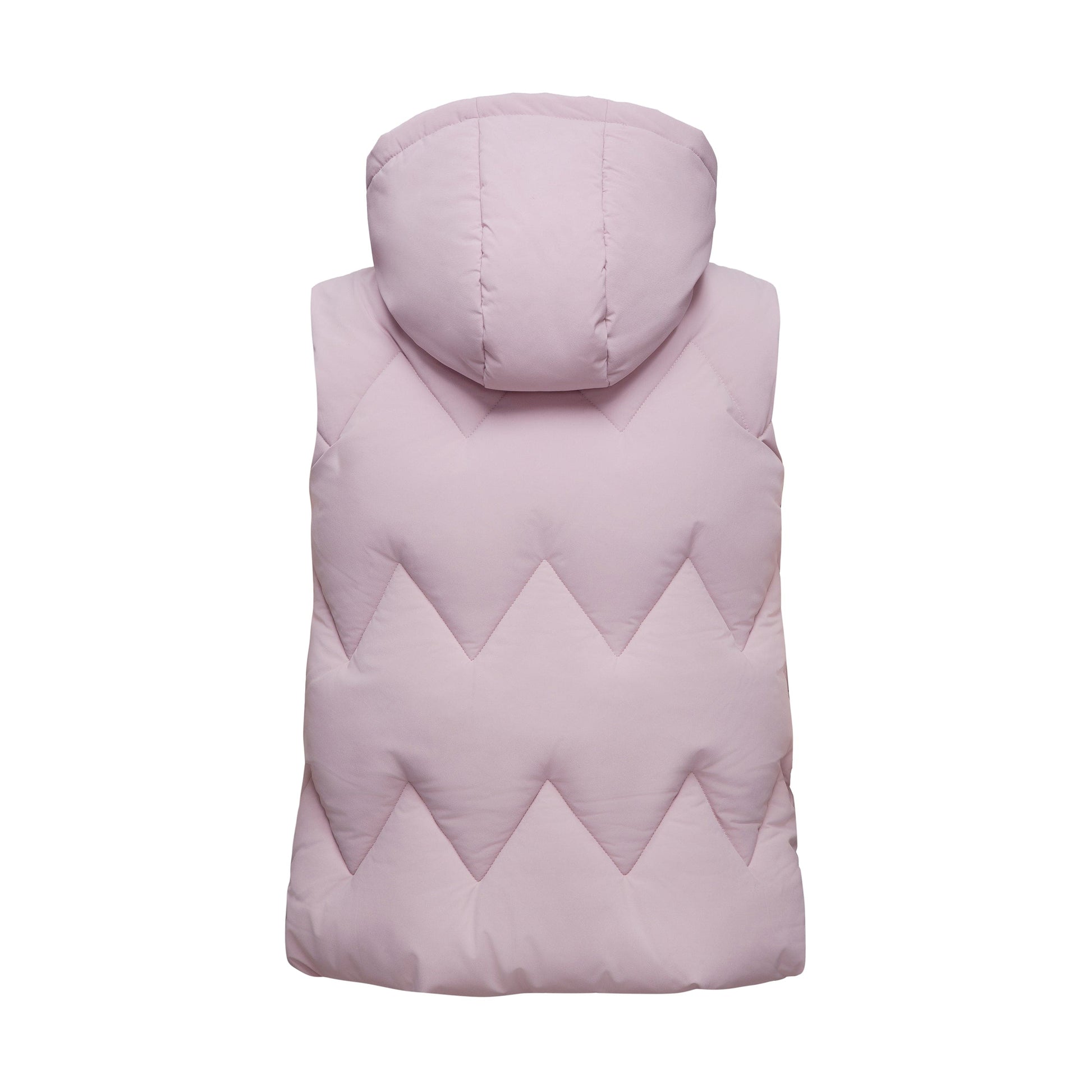Girls Hooded Puffer Vest Water Resistant Warm Quilted Outerwear - Pink Coats & Jackets Rokka&Rolla