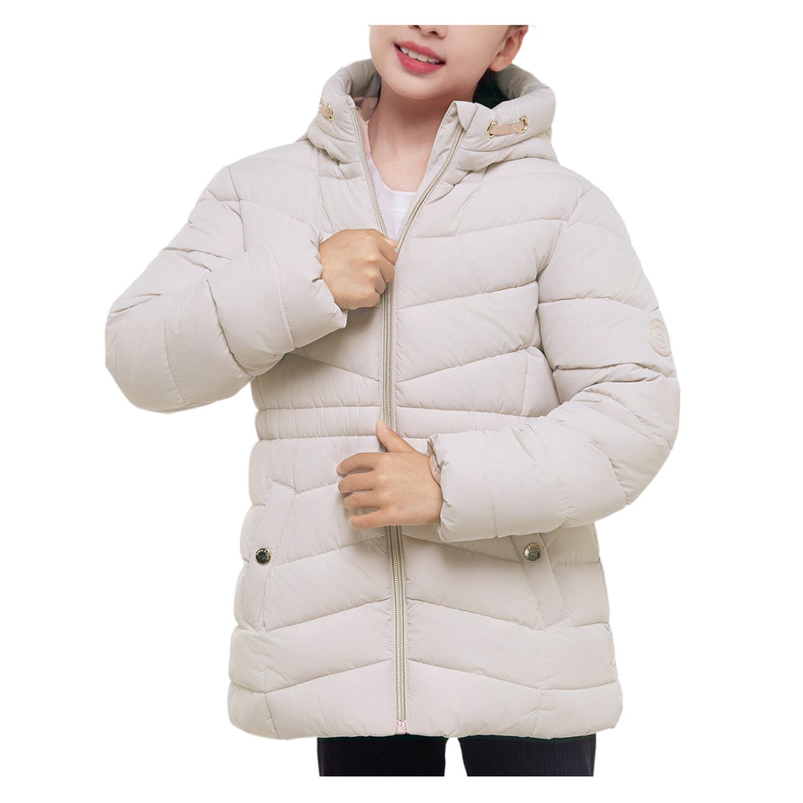 Girls Jacket Lightweight Long Puffer Jacket Rokka Rolla