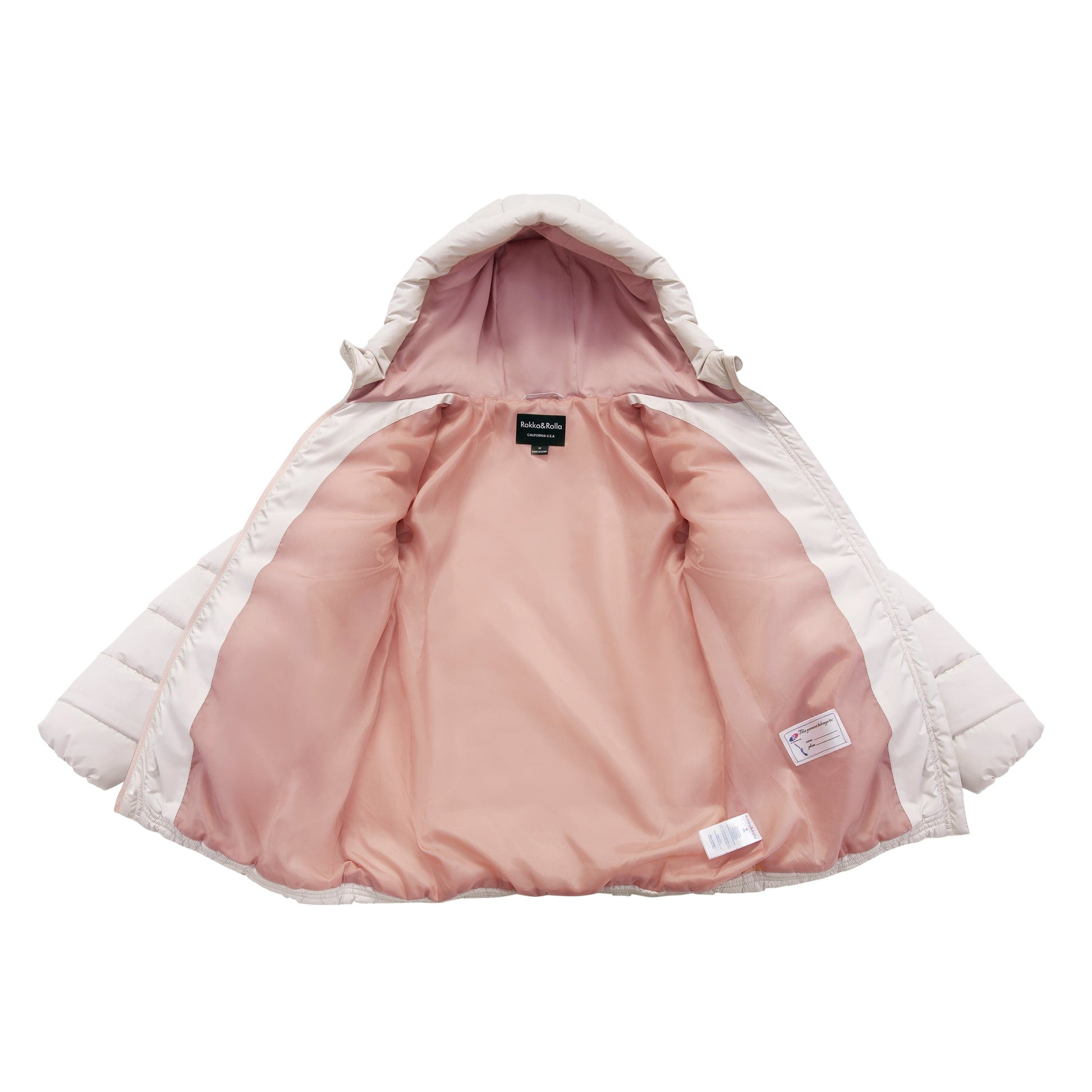 Girls' Jacket Lightweight Long Puffer Jacket Coats & Jackets Rokka & Rolla