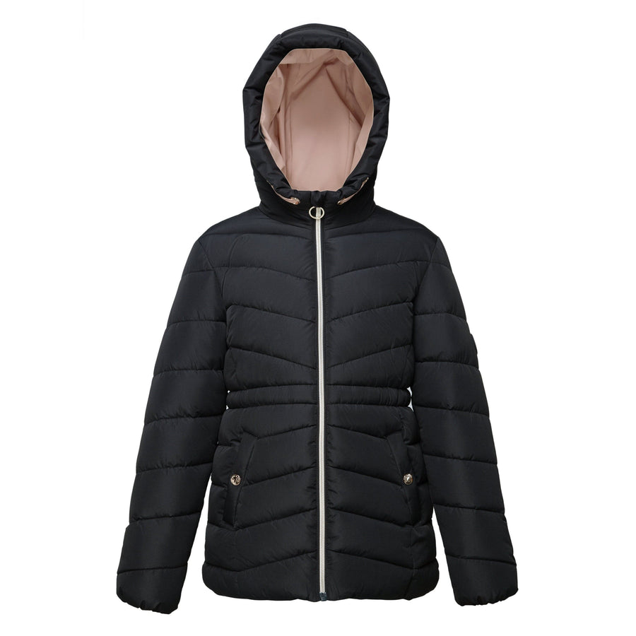 Girls' Jacket Lightweight Long Puffer Jacket Coats & Jackets XS / Black Rokka & Rolla