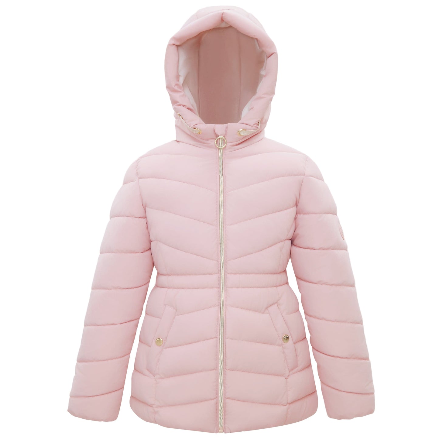 Girls' Jacket Lightweight Long Puffer Jacket Coats & Jackets XS / Soft Pink Rokka & Rolla
