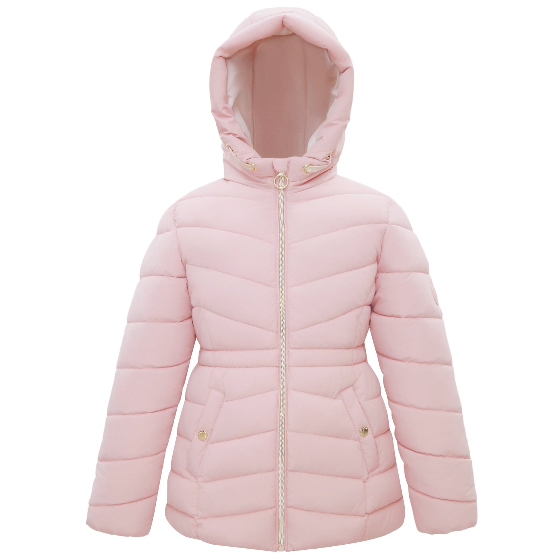 Girls' Jacket Lightweight Long Puffer Jacket Coats & Jackets XS / Soft Pink Rokka & Rolla