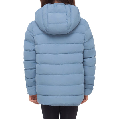 Girls' Lightweight  Water-Resistant  Winter Coat Puffer Jacket - Blue Fog Coats & Jackets Rokka&Rolla