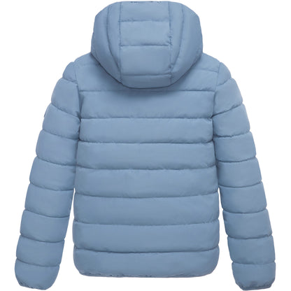 Girls' Lightweight  Water-Resistant  Winter Coat Puffer Jacket - Blue Fog Coats & Jackets Rokka&Rolla