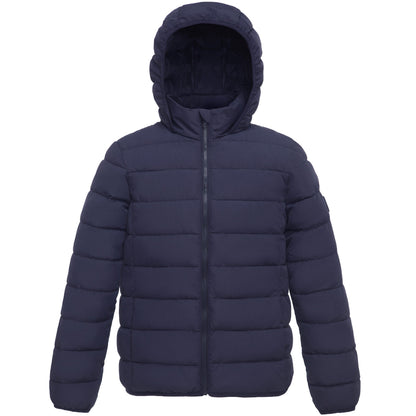 Girls' Lightweight Water-Resistant  Winter Coat Puffer Jacket - Navy Coats & Jackets XS Rokka&Rolla