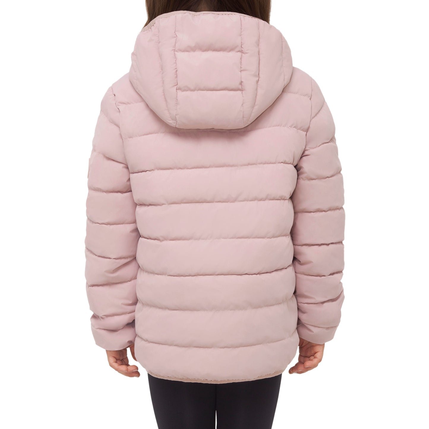 Girls' Lightweight Water-Resistant  Winter Coat Puffer Jacket - Pink Coats & Jackets Rokka&Rolla