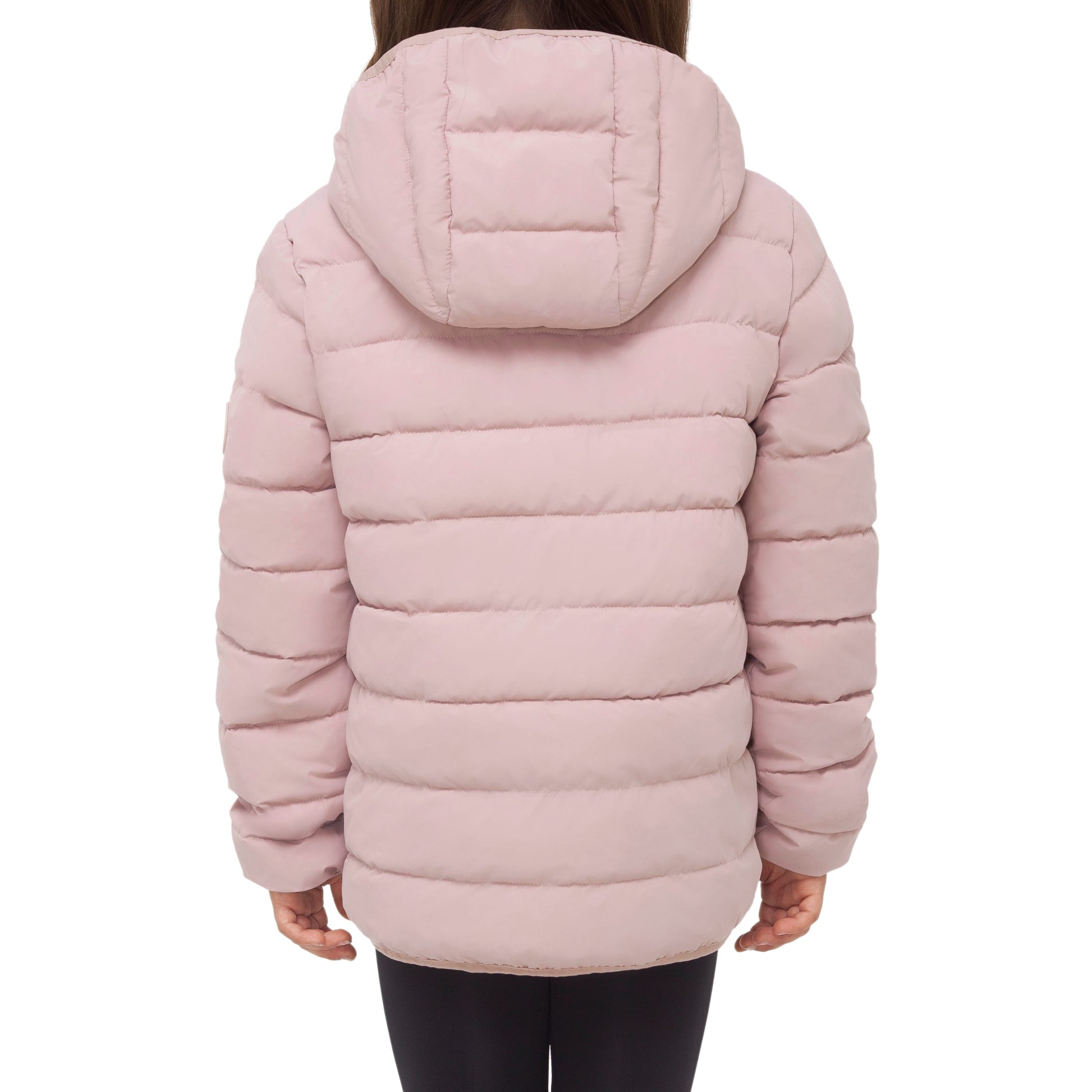 Girls' Lightweight Water-Resistant  Winter Coat Puffer Jacket - Pink Coats & Jackets Rokka&Rolla