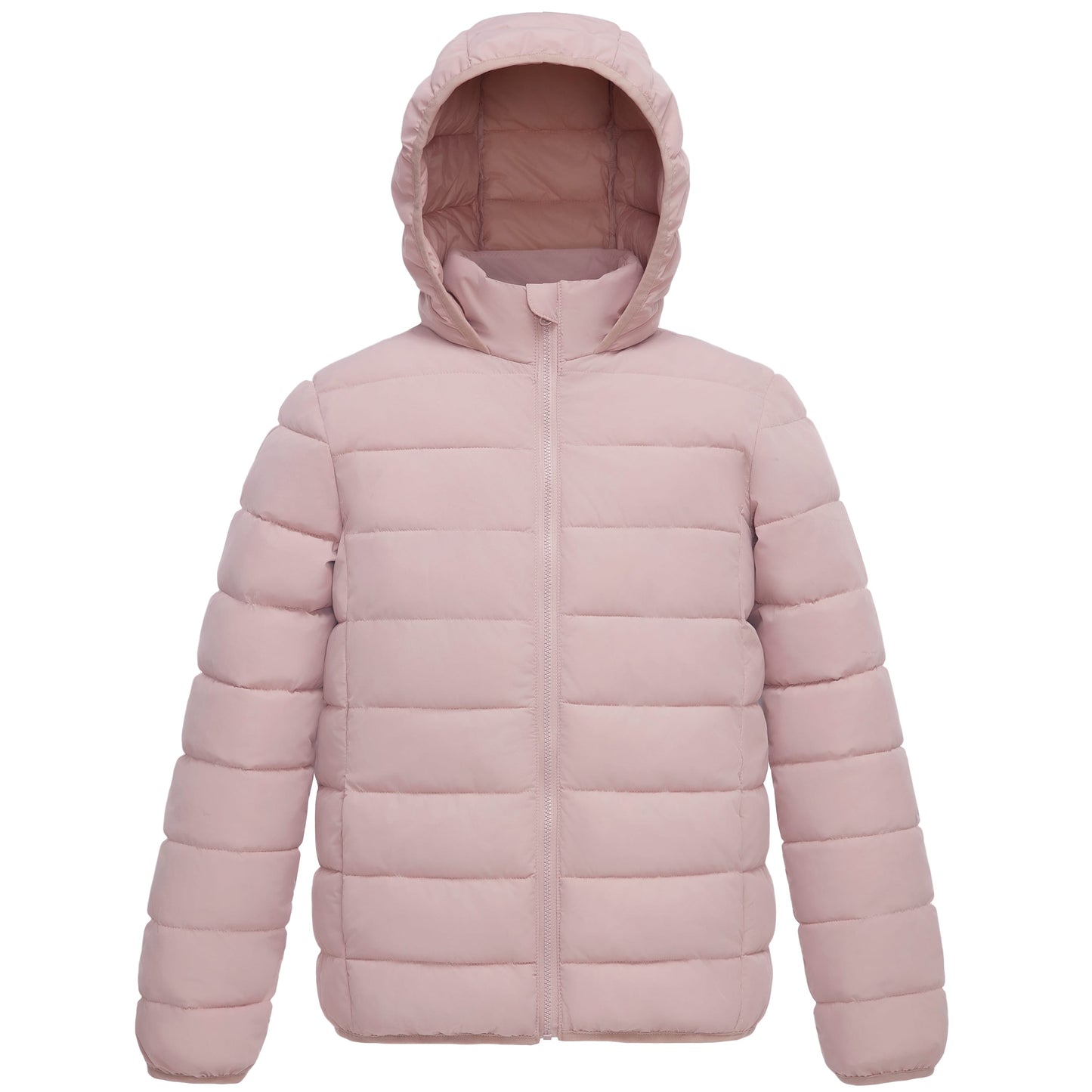 Girls' Lightweight Water-Resistant  Winter Coat Puffer Jacket - Pink Coats & Jackets XS Rokka&Rolla
