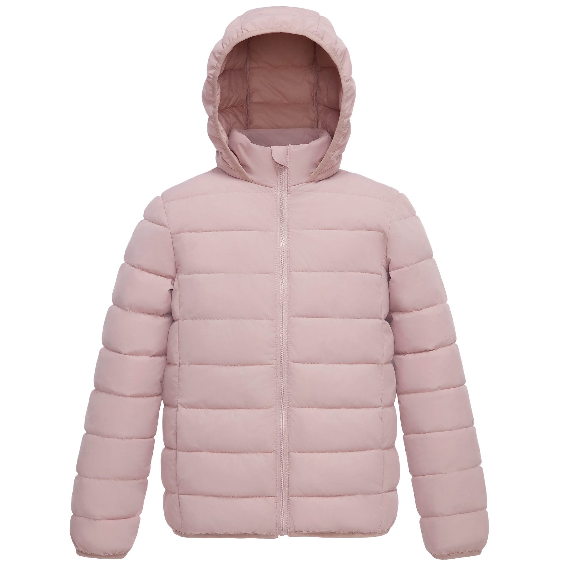 Girls' Lightweight Water-Resistant  Winter Coat Puffer Jacket - Pink Coats & Jackets XS Rokka&Rolla