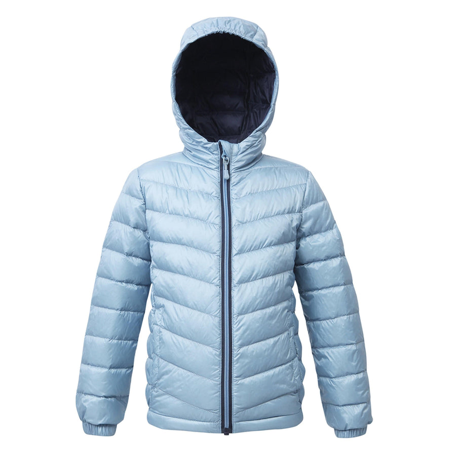 Girls' New Ultra Light Packable Down Puffer Jacket Coats & Jackets XS (4-5) / Blue Rokka & Rolla