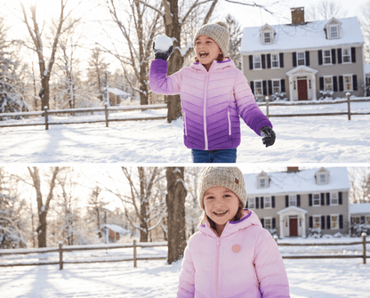 Girls' Reversible Lightweight Puffer Jacket Coats & Jackets Rokka & Rolla