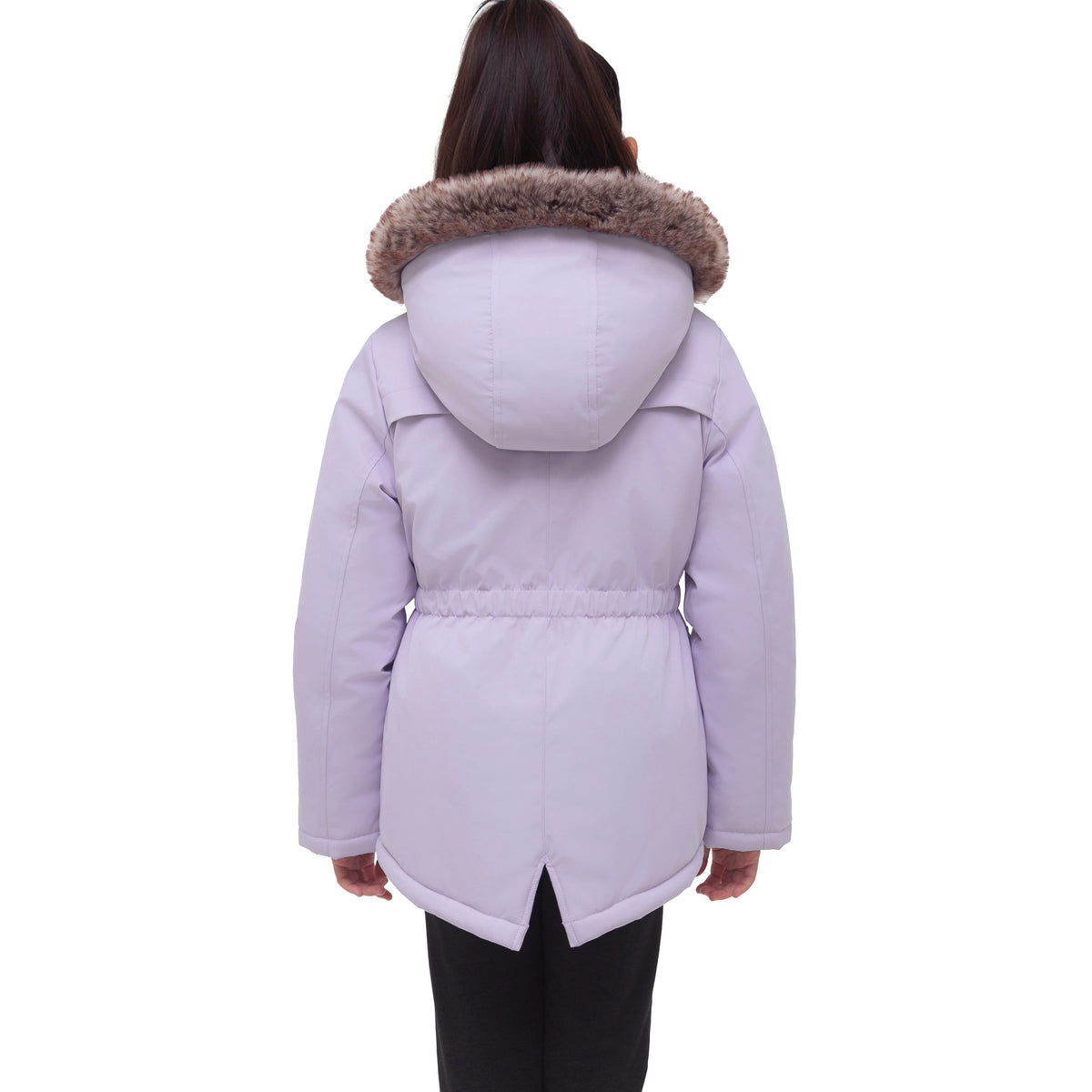 Girls' Water-Resistant Sherpa Fleece Lined Puffer Jacket Winter Parka Coat Coats & Jackets Rokka & Rolla
