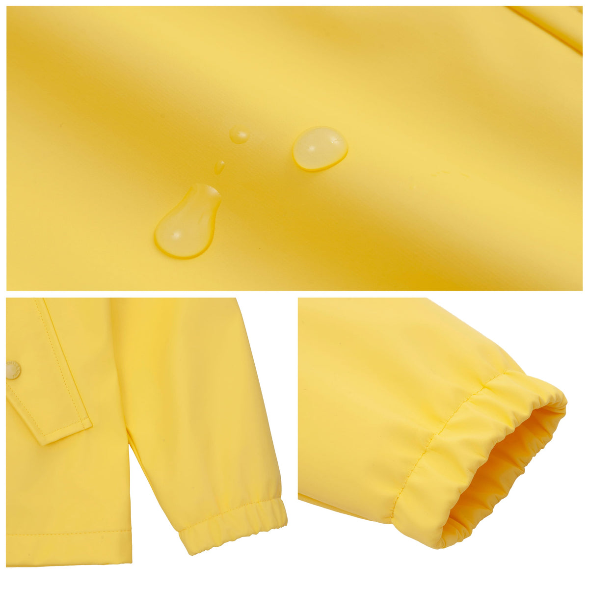 Girls' Waterproof Rubber Slicker Rain Jacket Rain Suits Rokka & Rolla