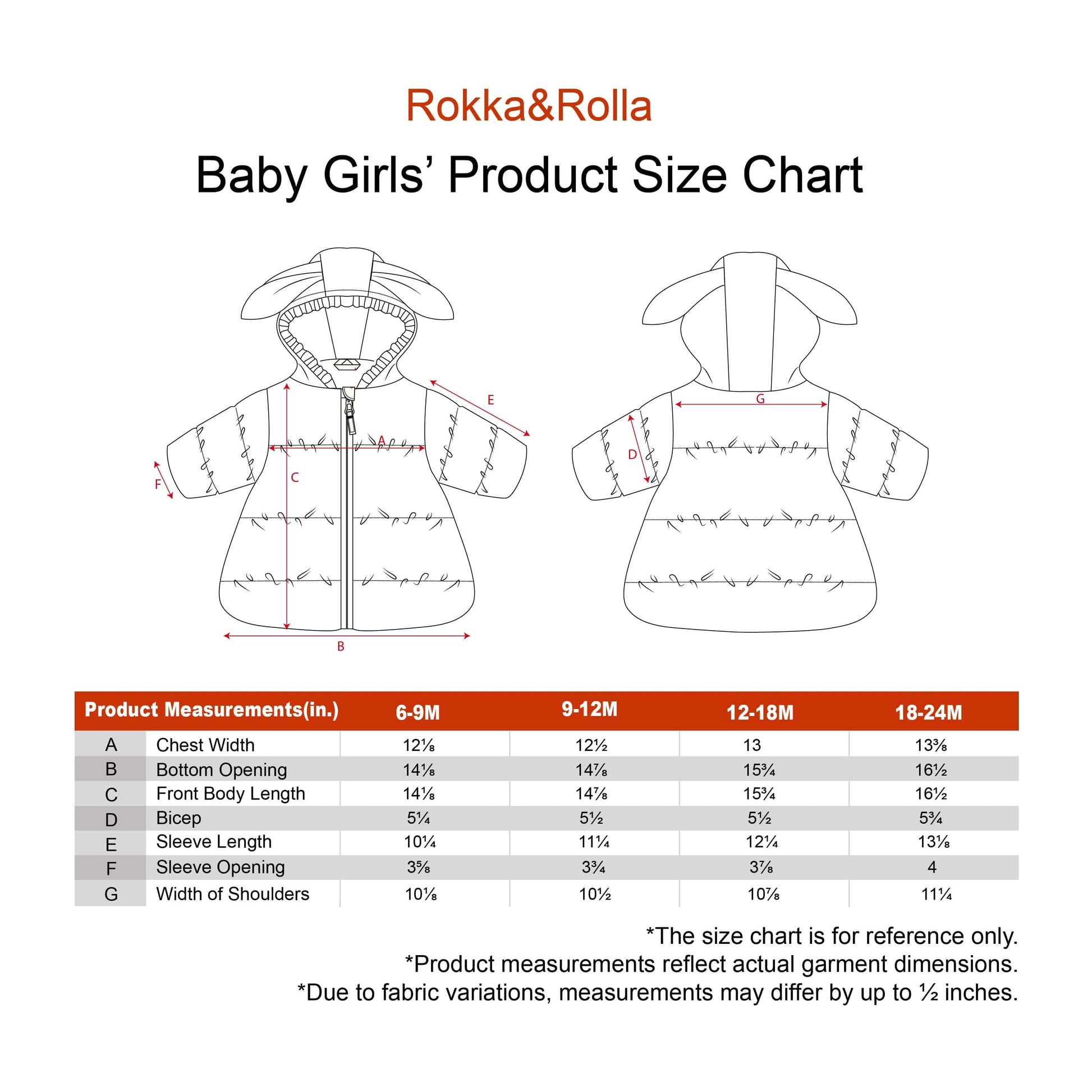 Infant Girls' Soft Fur Hooded Puffer Jacket Baby & Toddler Outerwear Rokka & Rolla