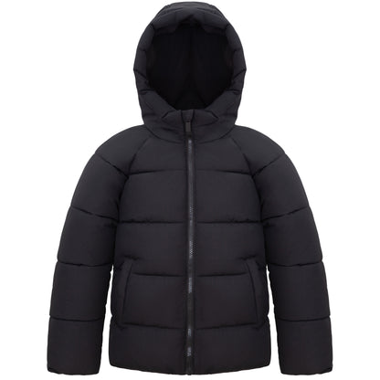 Little and Big Boys' Urban Shield Ripstop Puffer Jacket Coats & Jackets Black / XS Rokka&Rolla