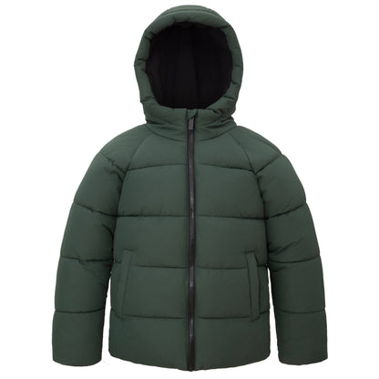 Little and Big Boys' Urban Shield Ripstop Puffer Jacket Dark Green / XS Rokka&Rolla